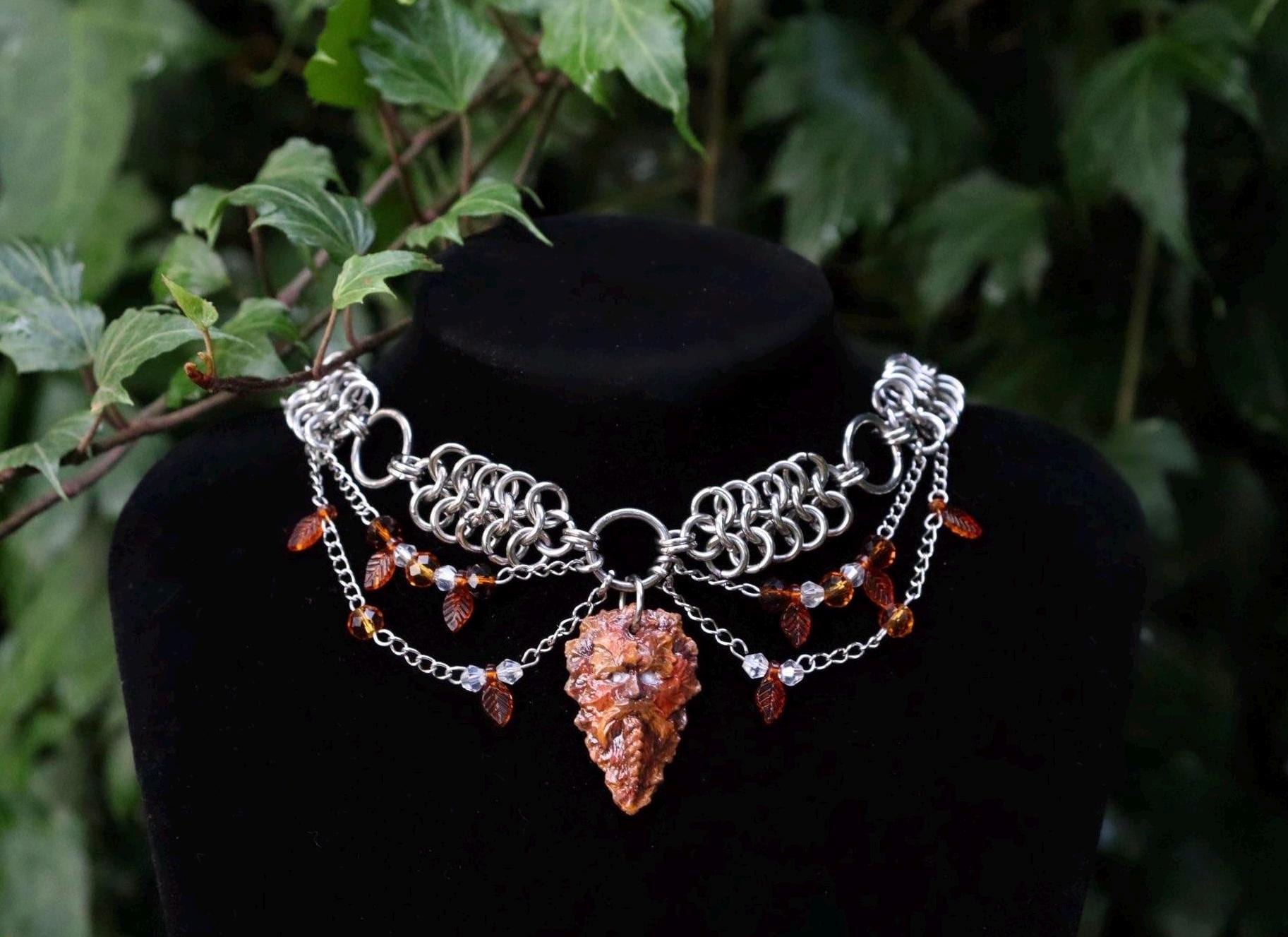 WHISPERS of the AUTUMN WOODLAND Necklace