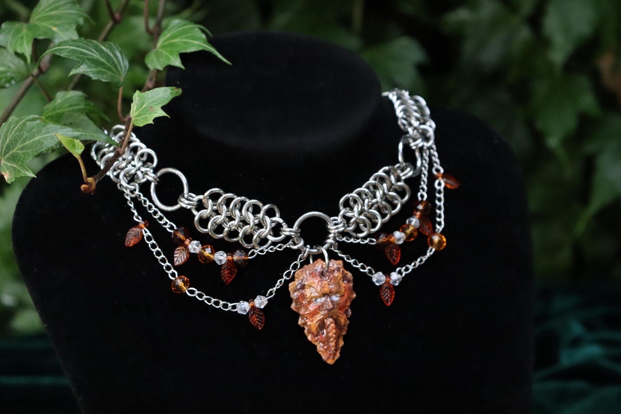WHISPERS of the AUTUMN WOODLAND Necklace